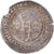 Moneda, Francia, Henri IV, 1/2 Franc au col plat, 1594, Saint-Lô, BC+, Plata