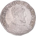 Moneda, Francia, Henri II, Teston à la tête nue, 1554/3, Rouen, MBC, Plata