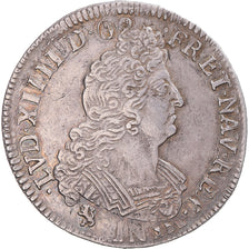 Munten, Frankrijk, Louis XIV, 1/2 écu aux 8L, 2e type, 1704, Rennes, réformé
