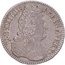 Monnaie, France, Louis XIV, 1/2 Ecu aux trois couronnes, 1710, Paris, TTB+