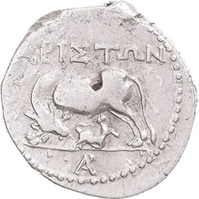 Coin, Illyria, Drachm, 229-100 BC, Apollonia, EF(40-45), Silver, HGC:3.1-4