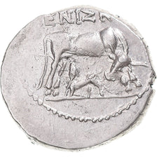 Coin, Illyria, Drachm, 229-100 BC, Apollonia, EF(40-45), Silver, HGC:3.1-4