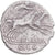 Moneda, Flaminia, Denarius, 109-108 BC, Rome, MBC, Plata, Crawford:302/1