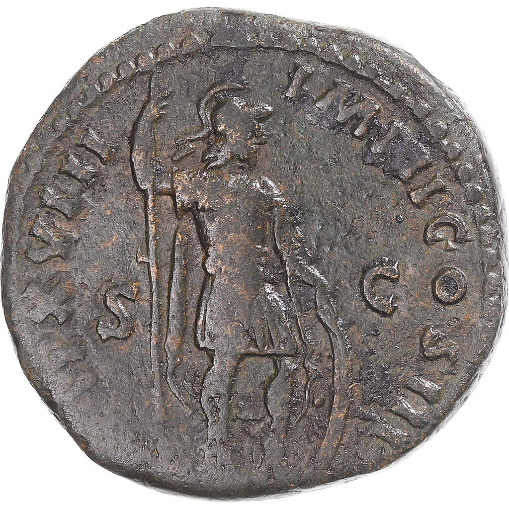 Coin, Marcus Aurelius, Denarius, 161-180, Rome, VF(30-35), Bronze, RIC:864