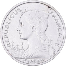 Moneta, Somali Francuskie, 5 Francs, 1965, Paris, AU(55-58), Aluminium, KM:10