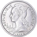 Coin, French Somaliland, 2 Francs, 1959, Paris, MS(64), Aluminum, KM:9