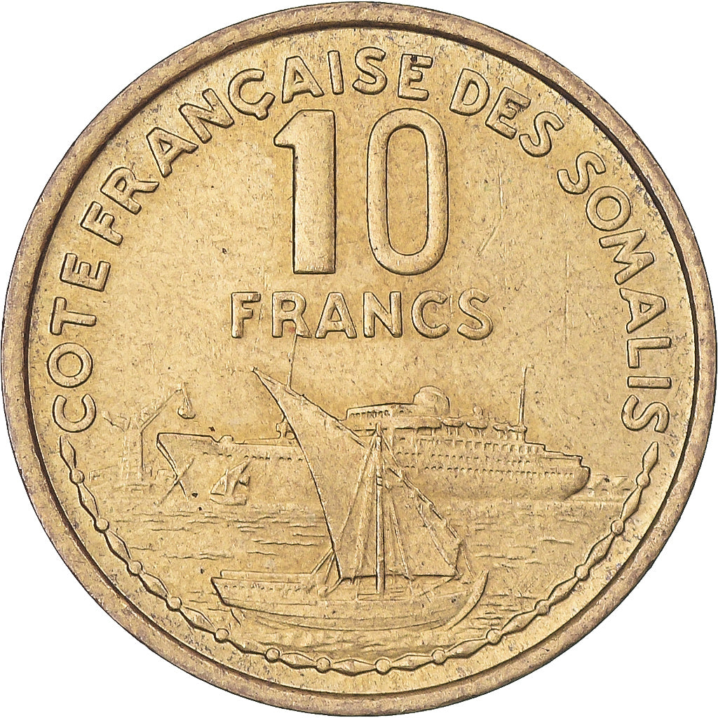 Monnaie, Côte française des Somalis, 10 Francs, 1965, Paris, SUP+