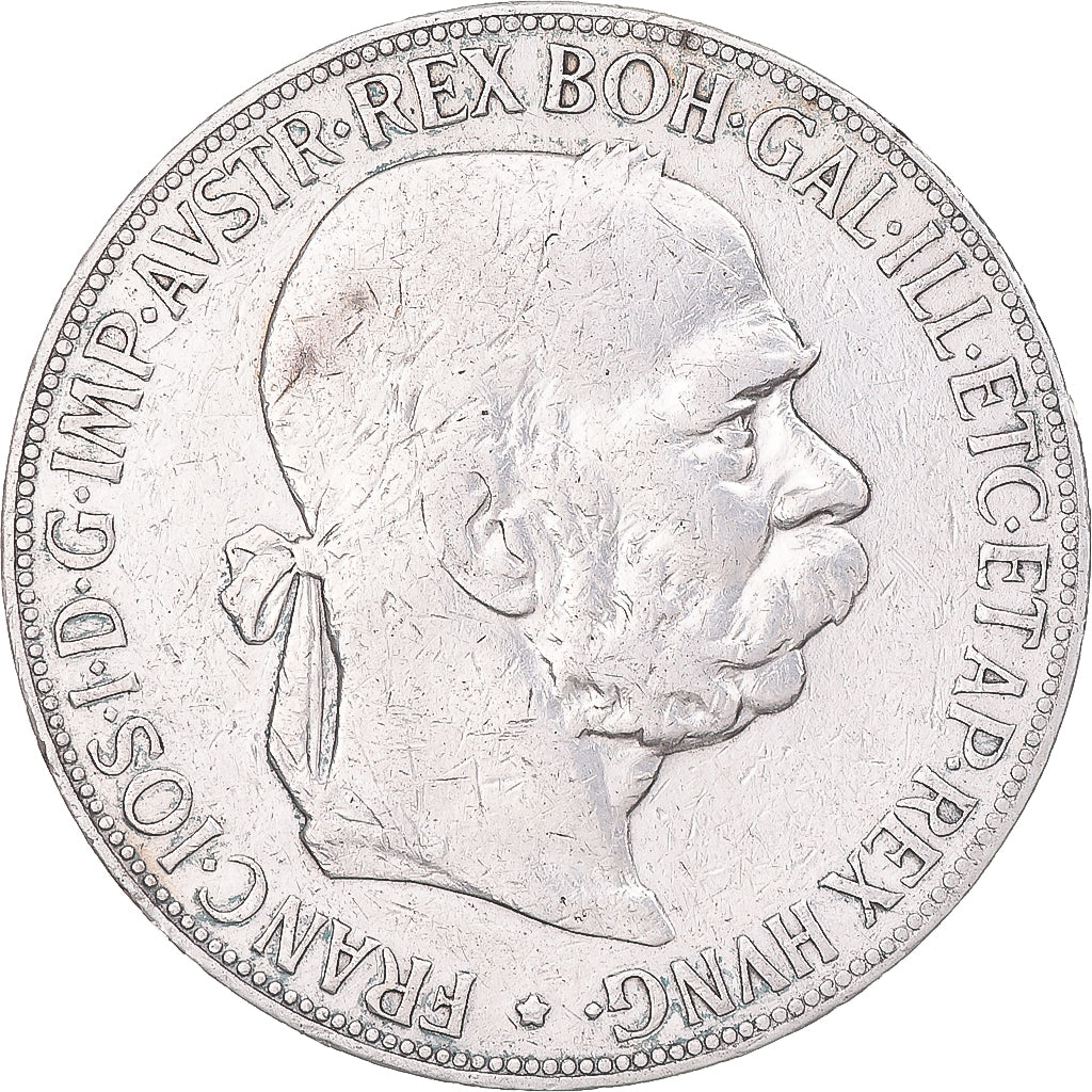Münze, Österreich, Franz Joseph I, 5 Corona, 1900, Vienna, S+, Silber, KM:2807