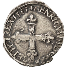 Monnaie, France, 1/8 Ecu, 1581, Rennes, TTB, Argent, Sombart:4664