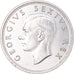 Moneda, Sudáfrica, George VI, 5 Shillings, 1952, Pretoria, MBC+, Plata, KM:41
