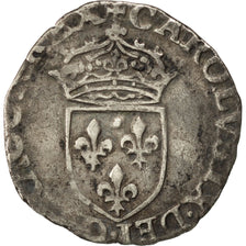 Charles IX, Sol parisis, 1569 R, Saint-André de Villeneuve-lès-Avignon, Sombart 
