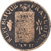 Monnaie, France, Louis XVI, Sol aux balances françoise, 1793 / AN II, Metz, TB