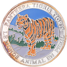 Moneta, Togo, Série des espèces menacées - Tigre, 500 Francs, 2001, SPL
