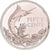 Moneda, Bahamas, Elizabeth II, 50 Cents, 1975, Franklin Mint, U.S.A., Proof