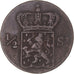 Monnaie, Indes orientales néerlandaises, SUMATRA, ISLAND OF, 1/2 Stuiver, 1823