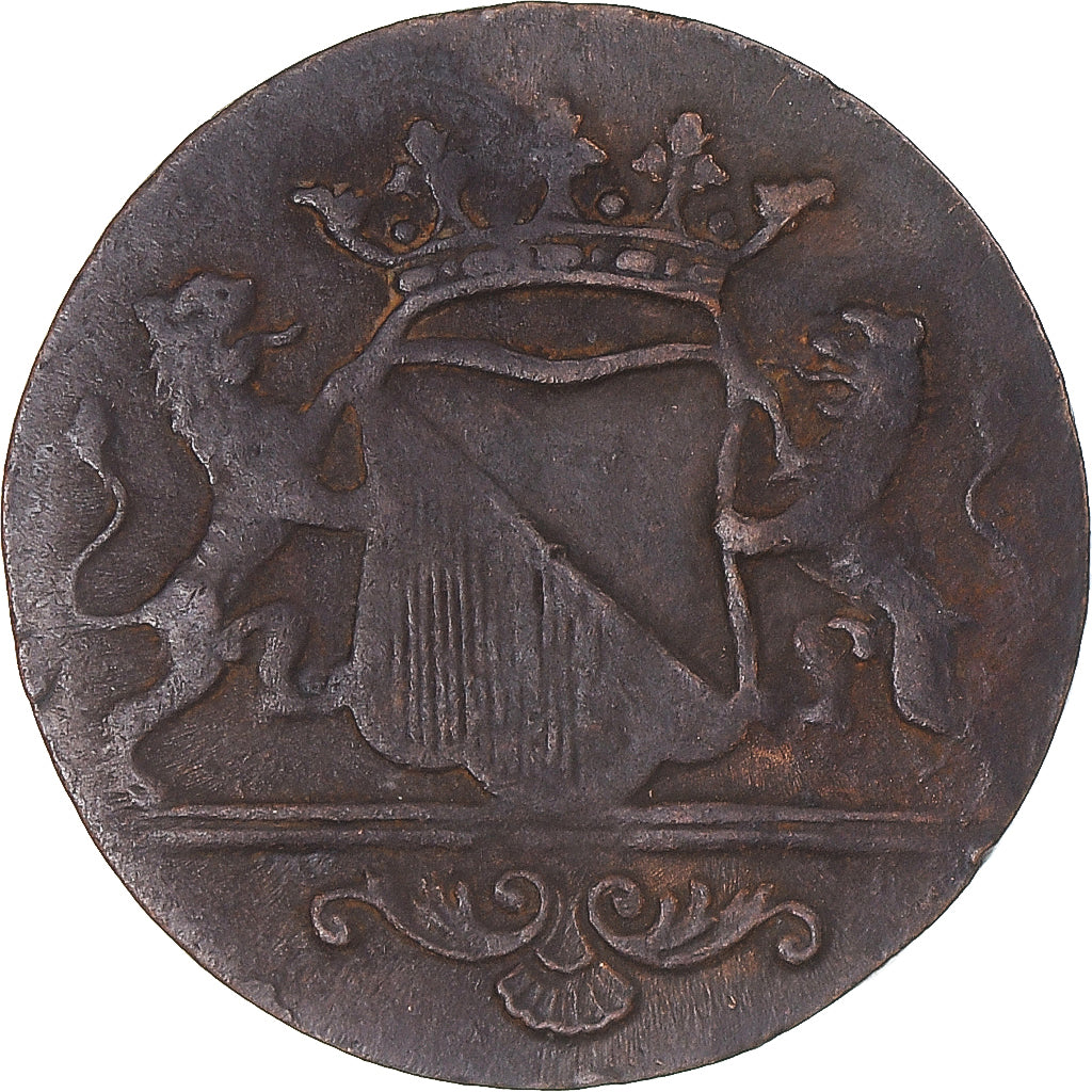 Moneda, INDIAS ORIENTALES HOLANDESAS, Duit, 1786, Utrecht, VOC, BC+, Cobre
