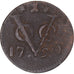 Monnaie, Indes orientales néerlandaises, ZEELAND, Duit, 1790, Middelbourg, TTB