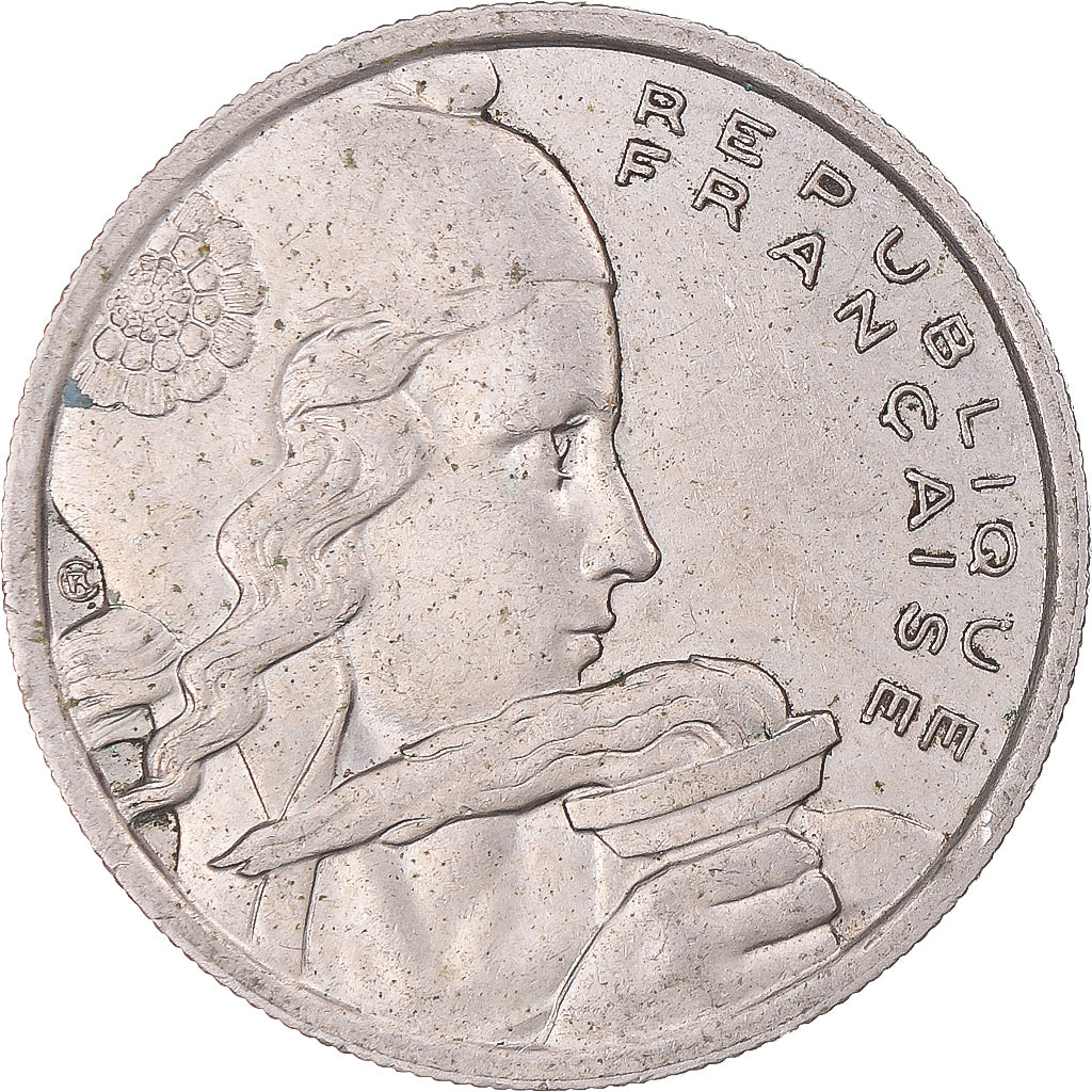 Moneta, Francia, Cochet, 100 Francs, 1958, Paris, Chouette, BB, Rame-nichel