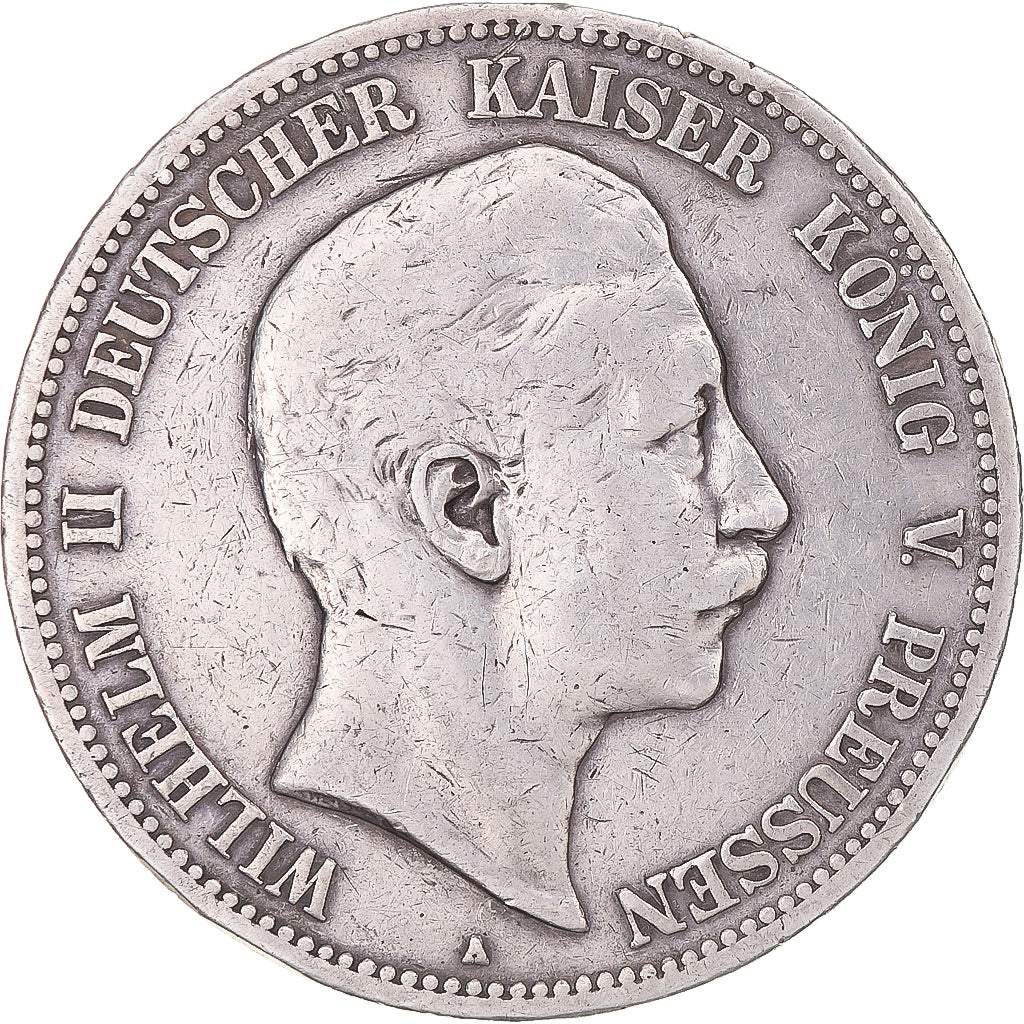 Monnaie, Etats allemands, PRUSSIA, Wilhelm II, 5 Mark, 1895, Berlin, TB+
