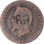 Coin, France, Napoleon III, 10 Centimes, 1865, Paris, Countermark, VF(20-25)