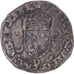 Moneta, Francja, Henri II, Douzain aux croissants, 1549, Lyon, VF(30-35), Bilon