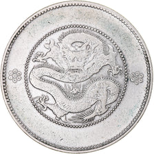 Moneda, China, YUNNAN PROVINCE, 50 Cents, ND (1920-1931), BC+, Plata, KM:257.2