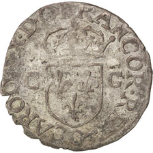 Münze, Frankreich, Douzain, 1593, Riom, SS, Billon, Sombart:4414
