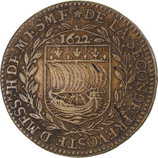 Frankrijk, Token, Île-de-France, Henri de Mesme, 1622, ZF, Tin, Feuardent:3511