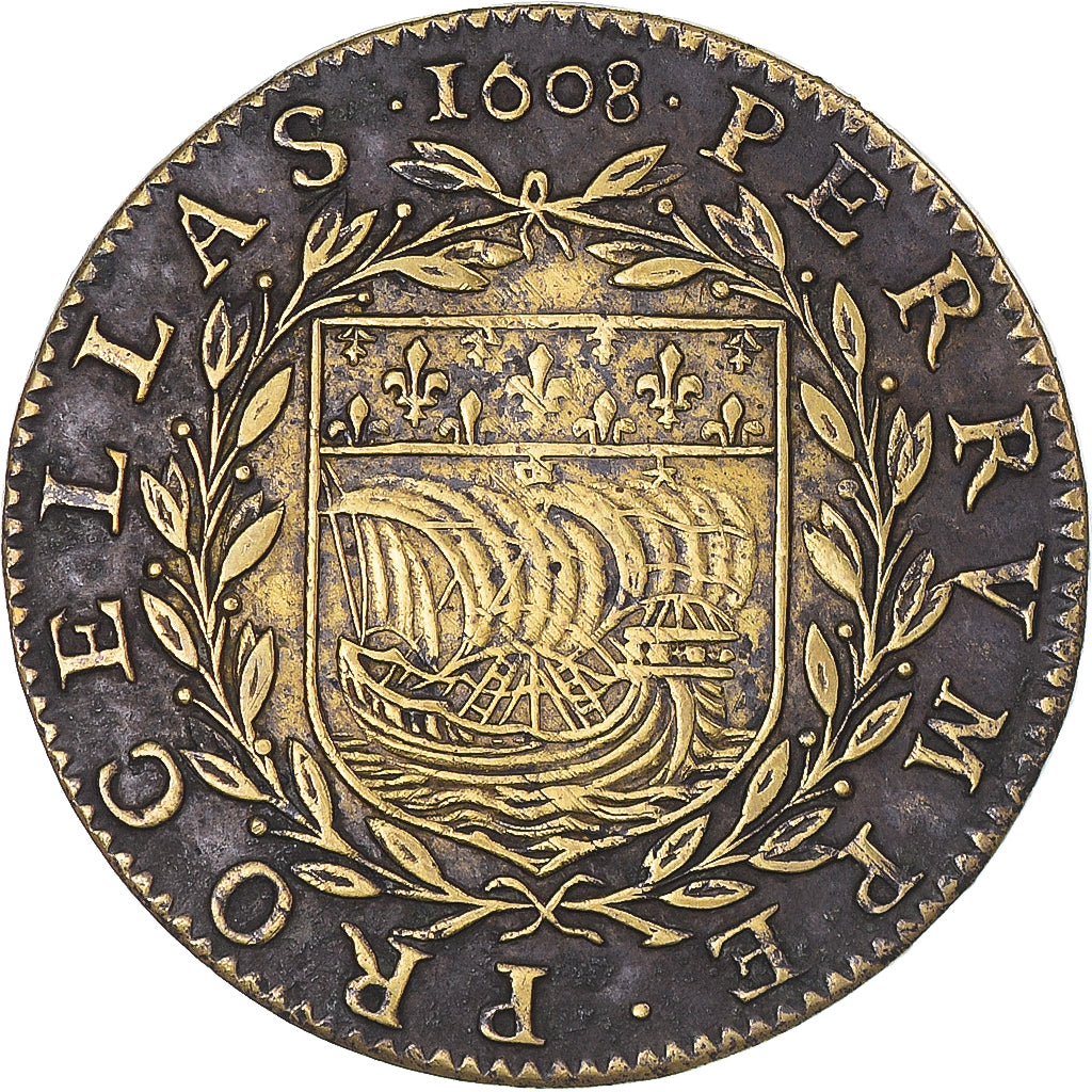 France, Token, Administration municipale de Paris, Henri IV, 1608, EF(40-45)