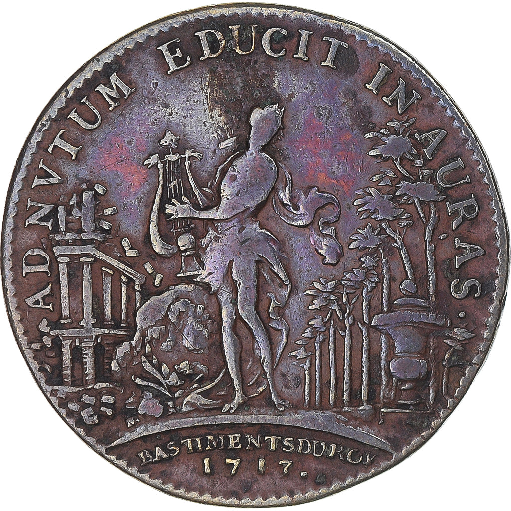 Francia, ficha, Administration des Bâtiments du Roi, Louis XIV, 1713, MB+