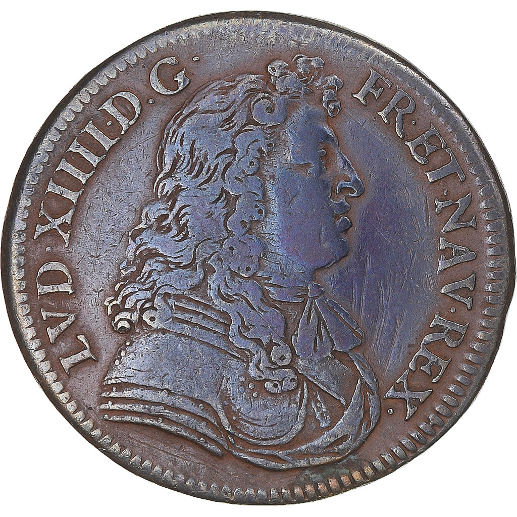France, Token, Administration des Bâtiments du Roi, Louis XIV, 1671, VF(30-35)