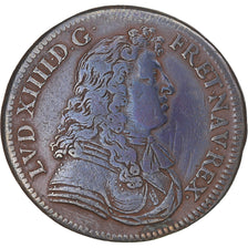 France, Token, Administration des Bâtiments du Roi, Louis XIV, 1671, VF(30-35)