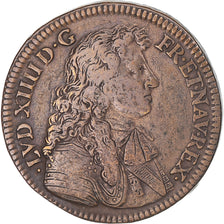 France, Token, Administration des Bâtiments du Roi, Louis XIV, 1668, VF(30-35)