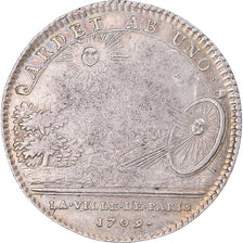 France, Token, Prévôt de Paris, Jérôme Bignon, 1709, EF(40-45), Silver