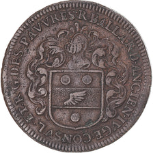 France, Token, Robert Ballard, receveur général des pauvres, 1664, EF(40-45)