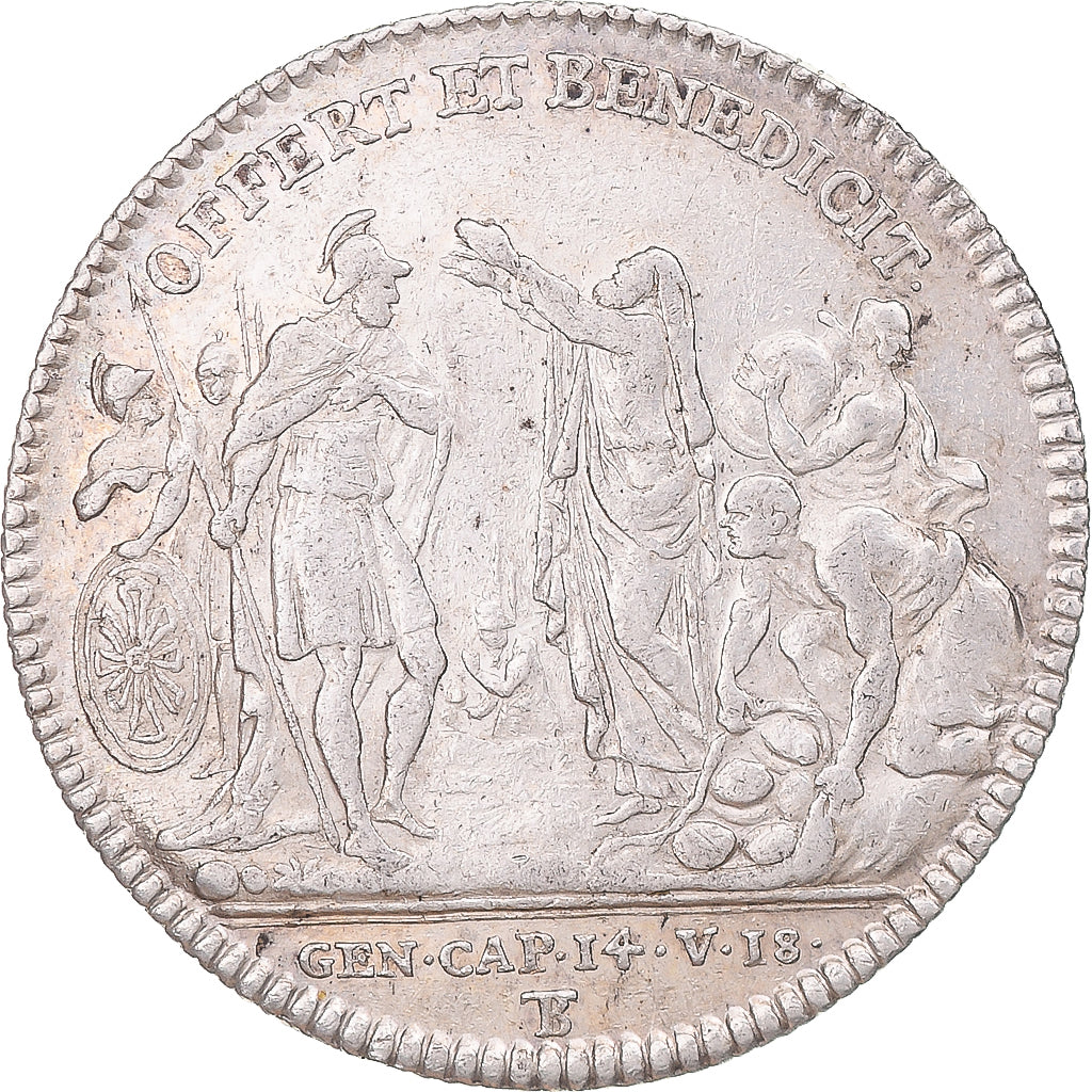 France, Token, Assemblée du clergé, 1705, EF(40-45), Silver, Feuardent:3949