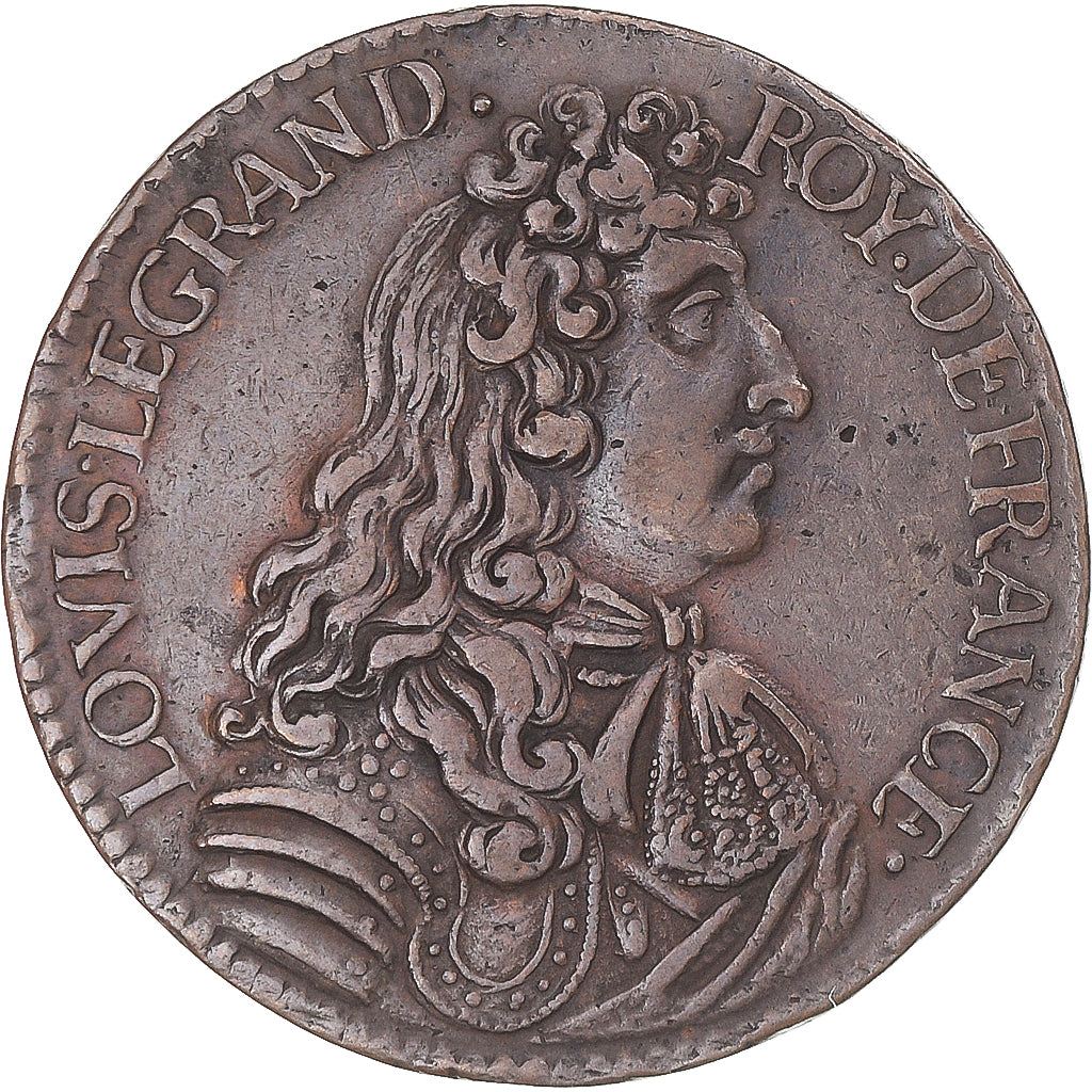 France, Token, Administration des Bâtiments du Roi, Louis XIV, EF(40-45)