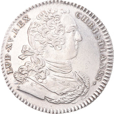 Francia, zeton, Louis XV, election de Paris, 1732, MBC+, Plata, Feuardent:3339