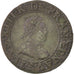 FRANCE, Double tournois, buste enfantin, Double Tournois, 1615, Paris, KM...