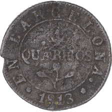 Coin, Spain, BARCELONA, Joseph (Jose) Napolean, 4 Quartos, 1813, Barcelona