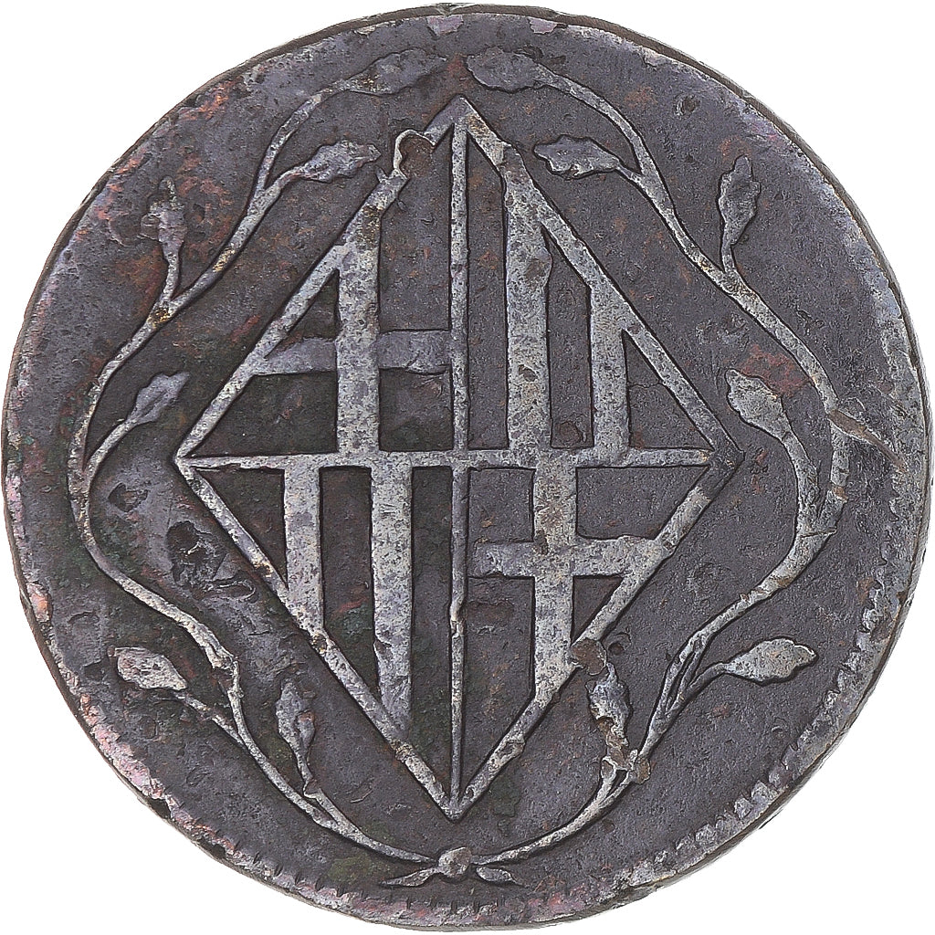 Monnaie, Espagne, BARCELONA, Joseph (Jose) Napolean, 4 Quartos, 1810, Barcelona