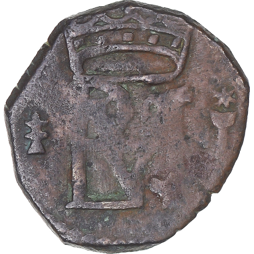 Coin, Spain, Philip II, Blanca, 1568-1576, Cuenca, VF(30-35), Copper