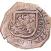 Moneta, Hiszpania, Philip III, 8 Maravedis, 1618, Segovia, COB, countermarked