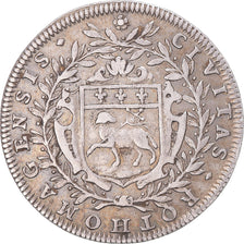 France, Token, Ville de Rouen, 1656, EF(40-45), Silver, Feuardent:6180