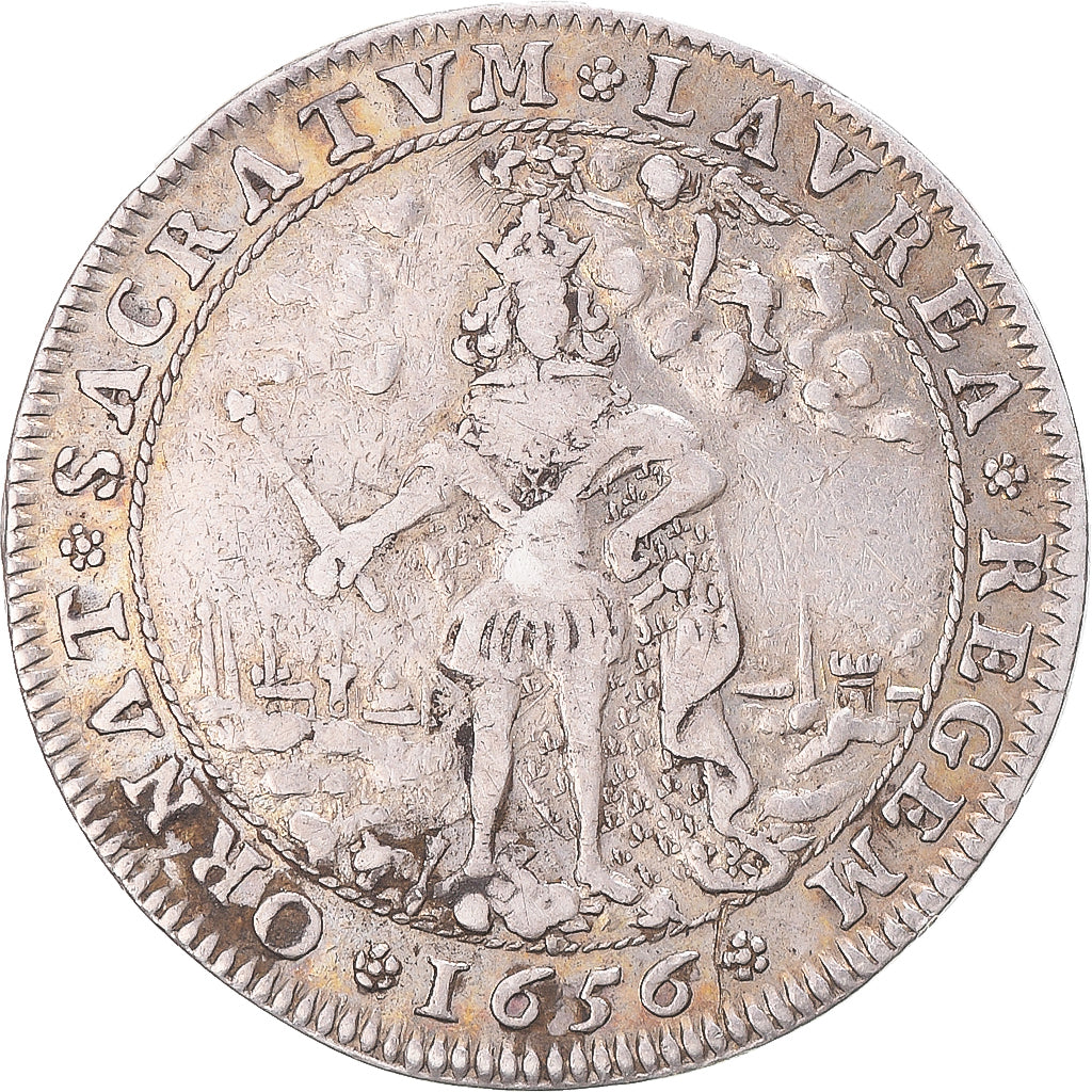 France, Token, Ville de Rouen, 1656, EF(40-45), Silver, Feuardent:6180