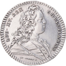 France, Token, Louis XV, Chambre de Commerce de Rouen, 1721, EF(40-45), Silver
