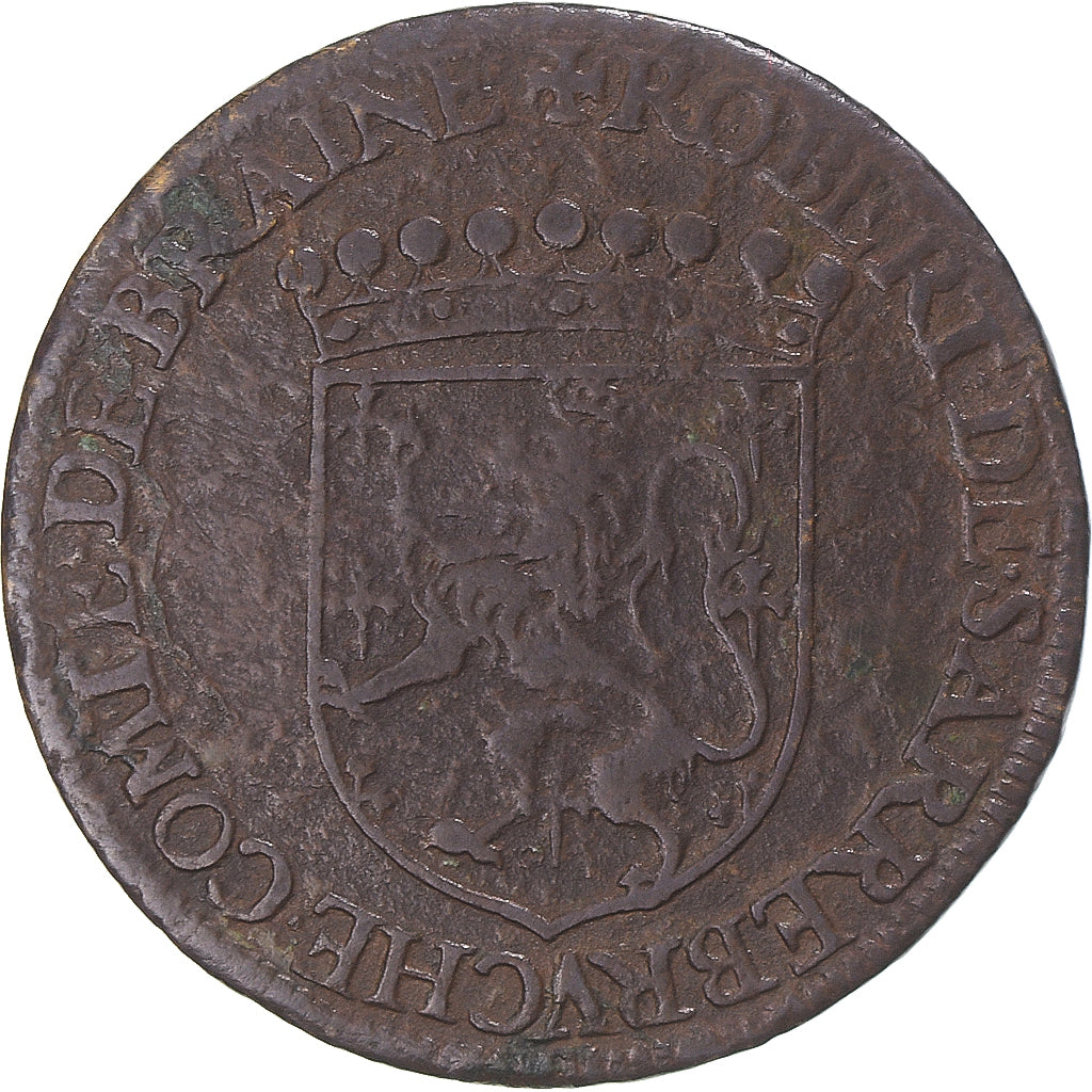 Frankreich, betaalpenning, Robert de Sarrebruche et Marie d’Amboise, Braine