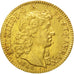 FRANCE, Louis d'or à la tête nue, Louis D'or, 1668, Paris, KM #219.1, AU(50-53),