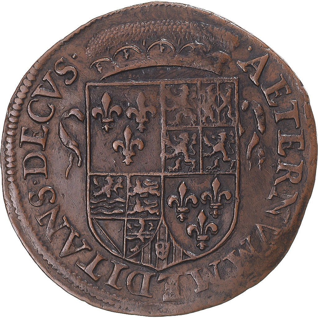 France, Token, Perche, François duc d'Alençon, 1582, Anvers, EF(40-45)