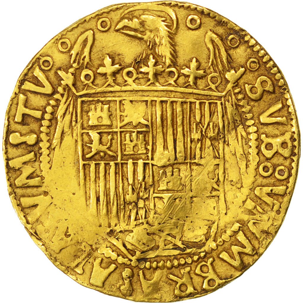 Spain, Double Excellentes, Sevilla, EF(40-45), Gold, Friedberg #129, 6.94
